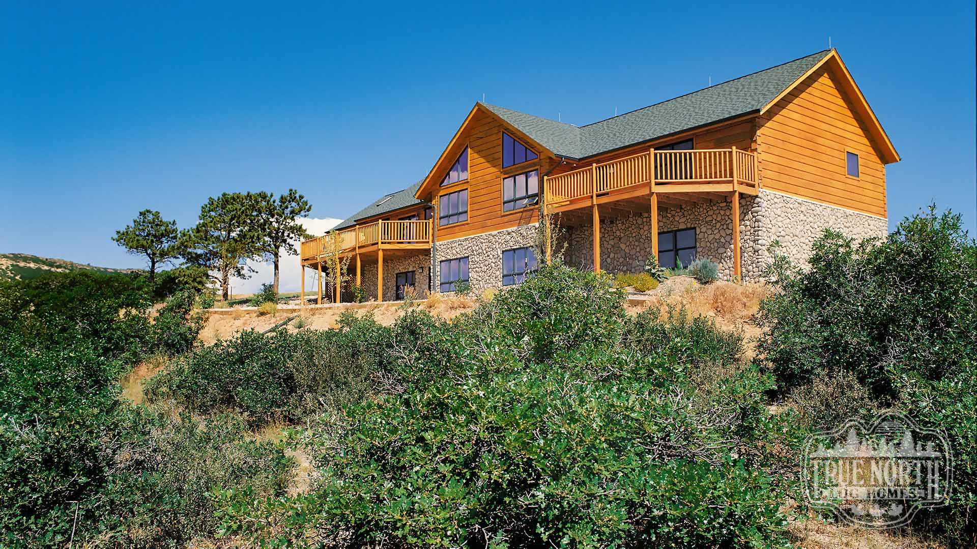 The Castlerock Residence rear view
