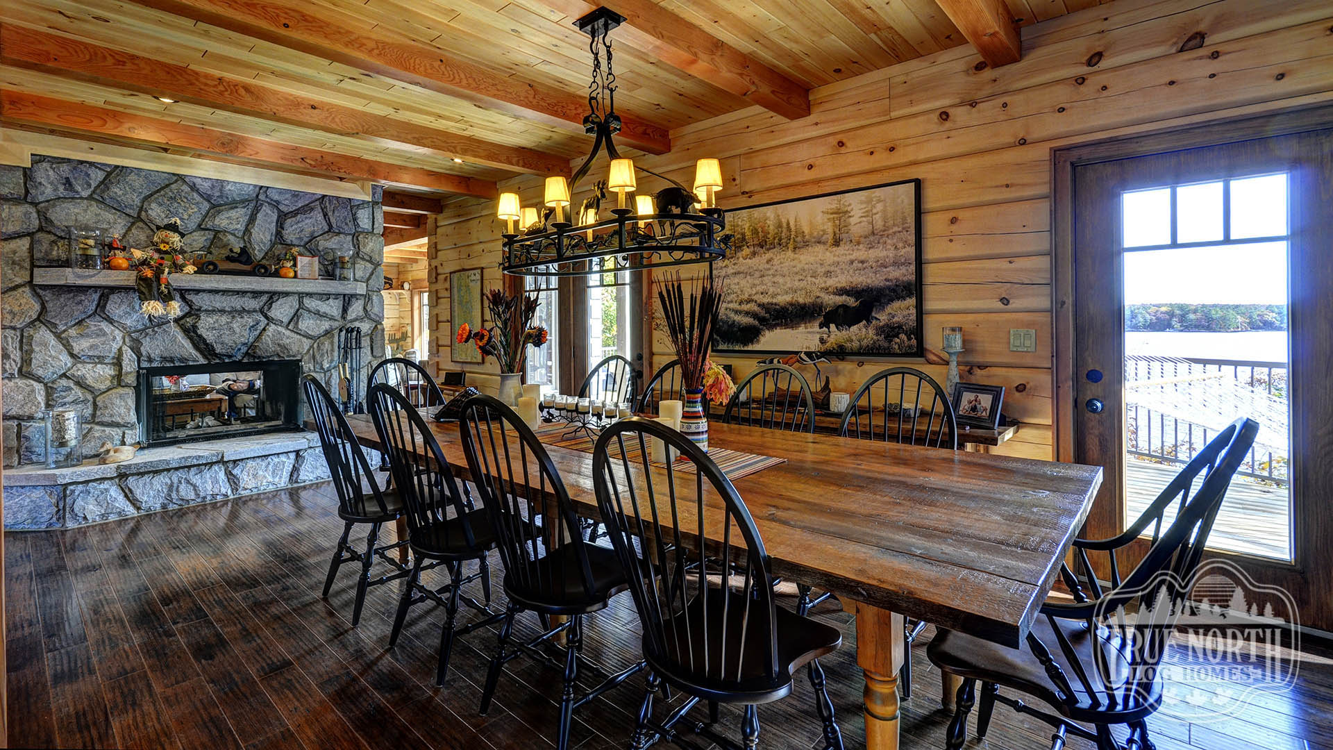 The McLeish Residence dining room