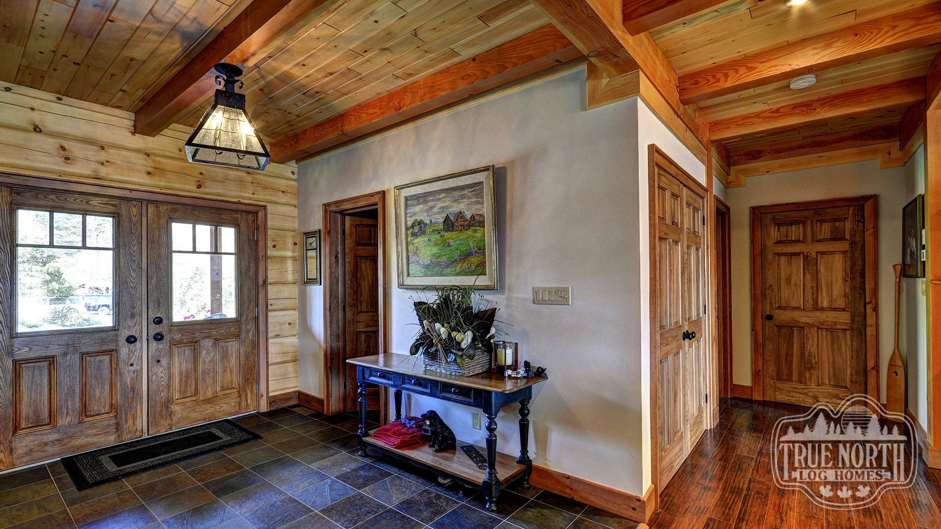 The McLeish Residence front entry