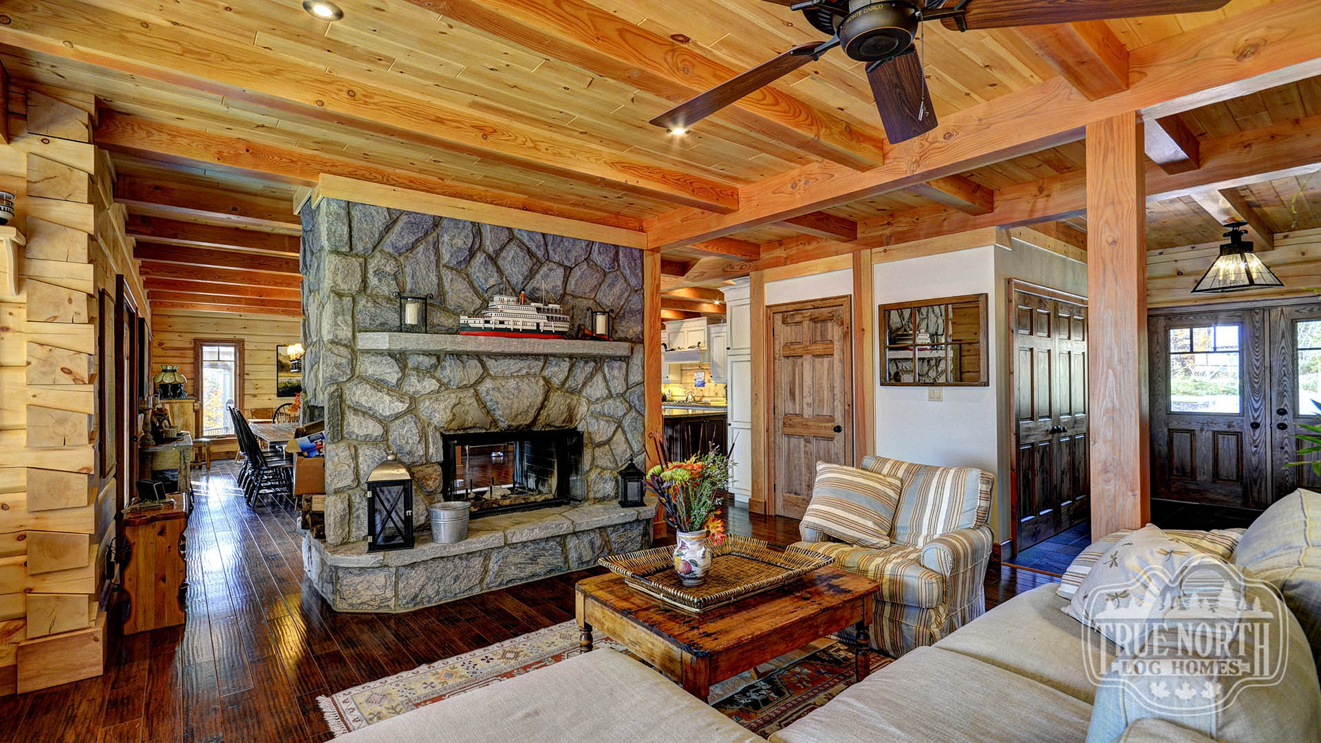 The McLeish Residence fireplace