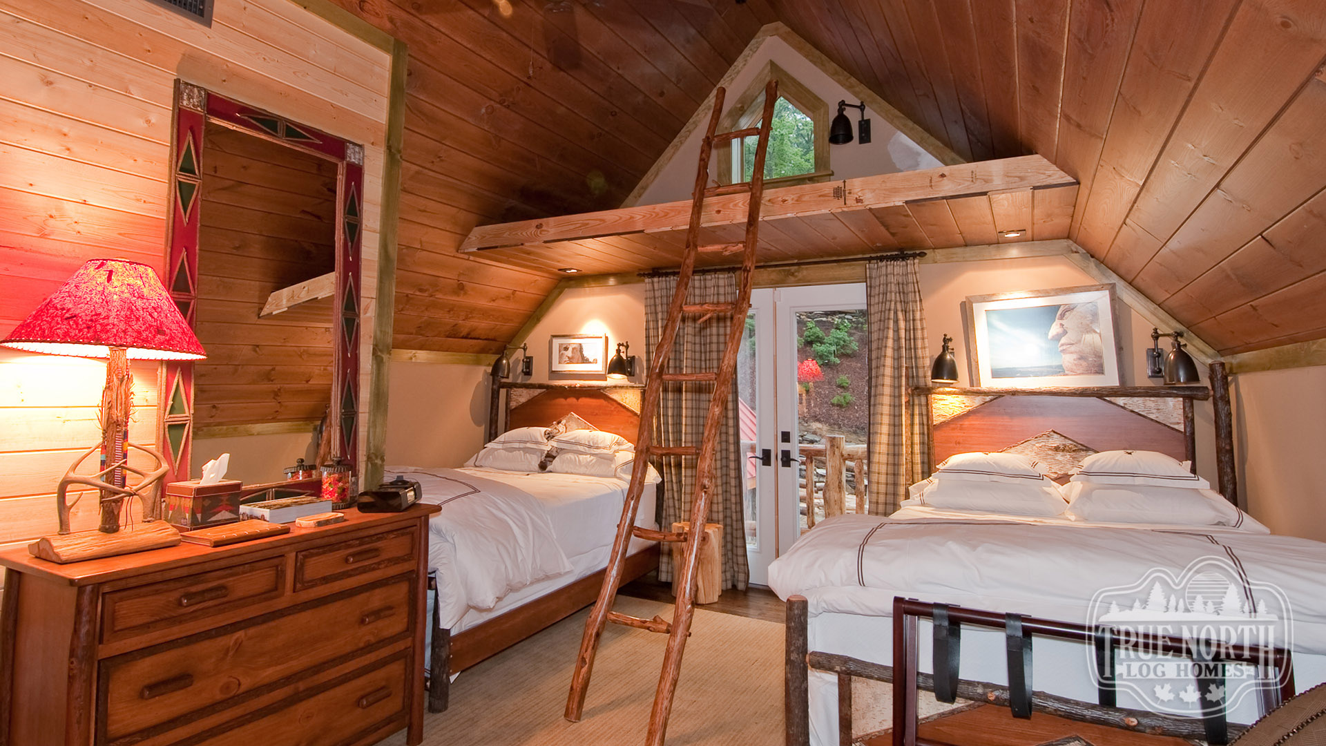 The Morris Residence bedroom