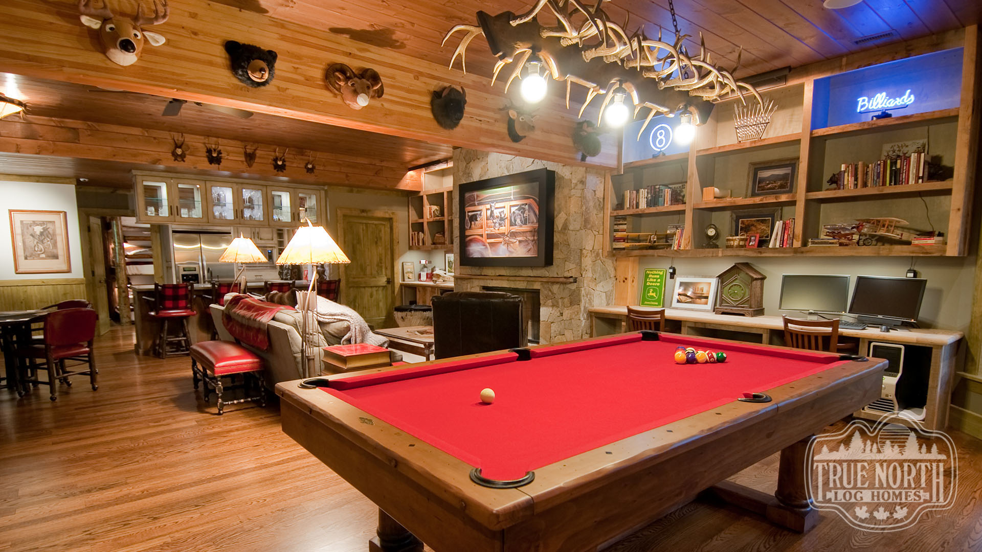 The Morris Residence entertainment room