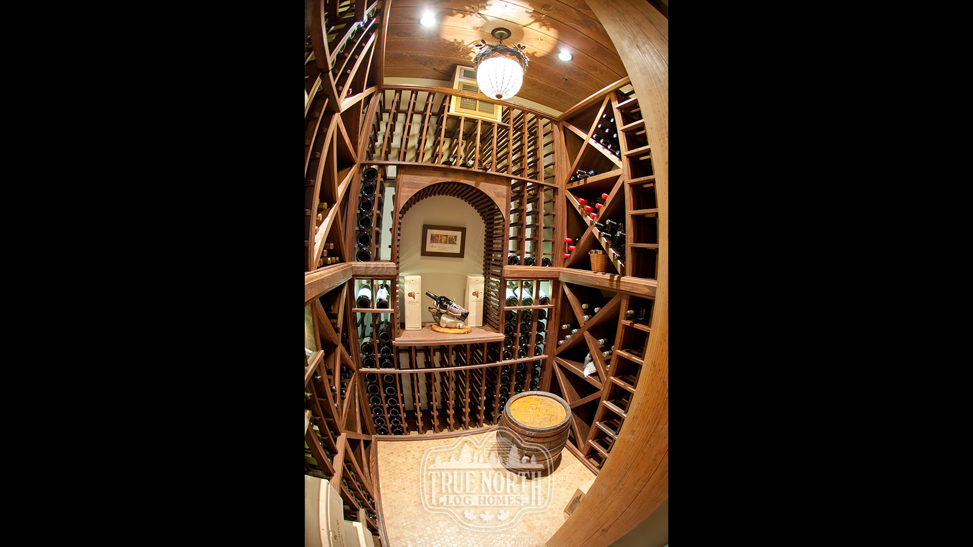 The Morris Residence wine cellar