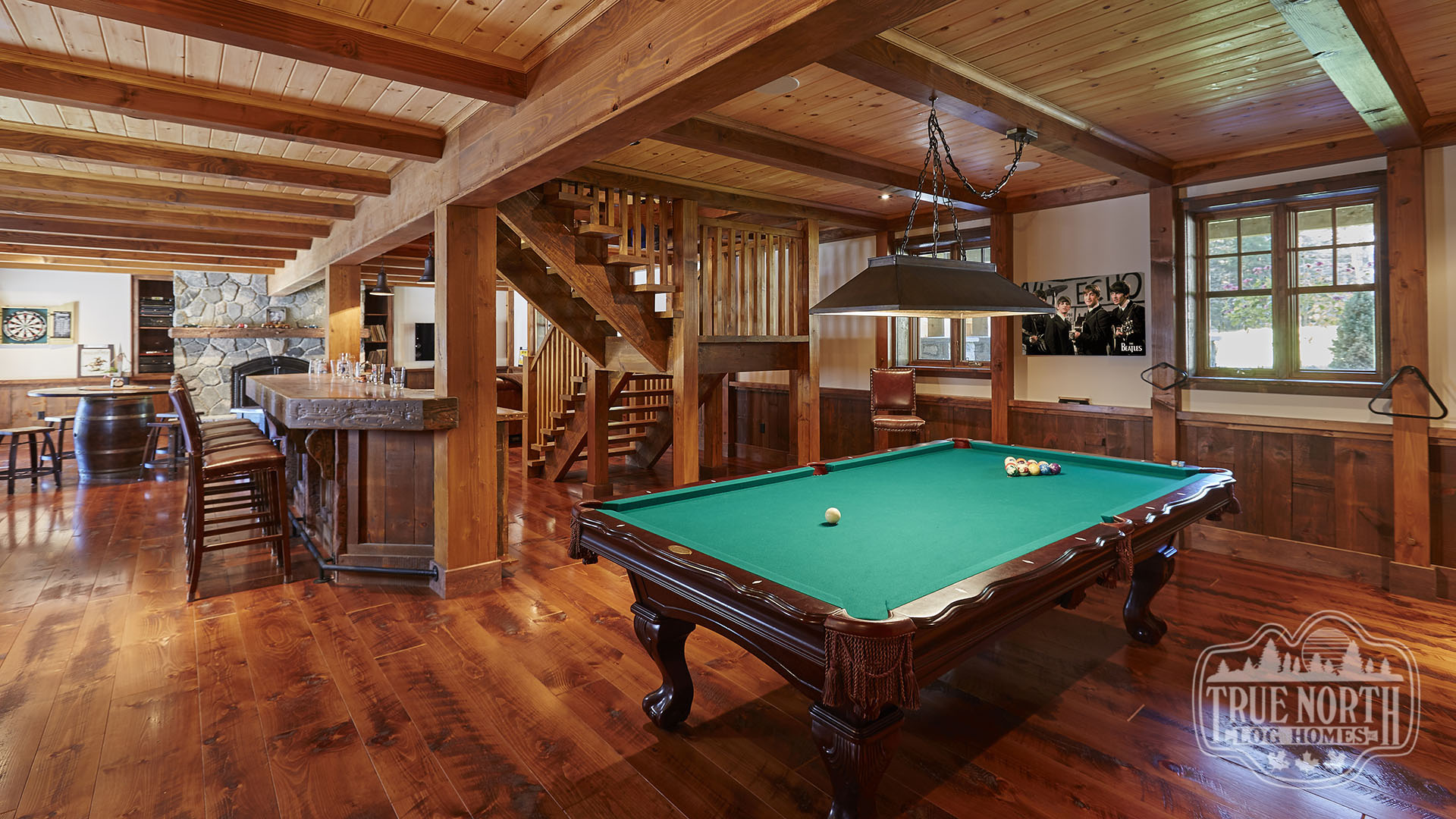 The Sprucedale Residence entertainment room