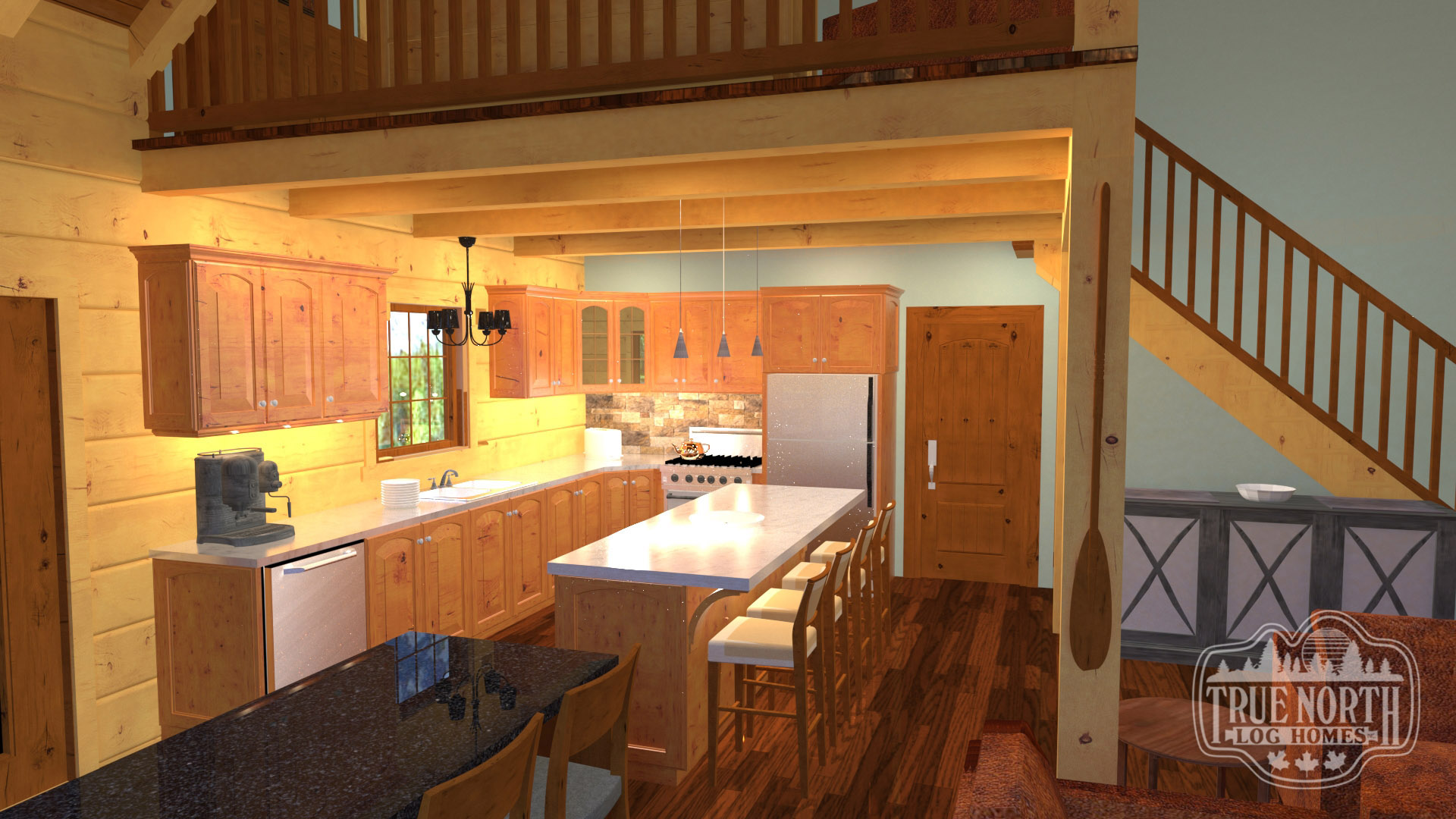 Aspen Curved kitchen