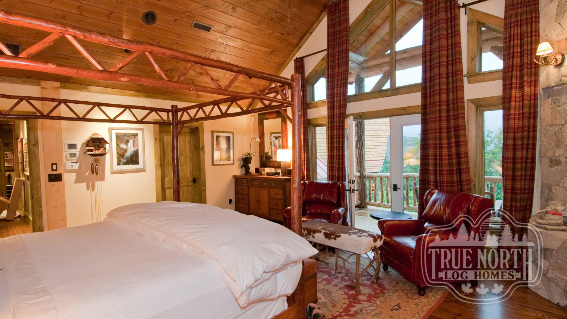 The Morris Residence bedroom