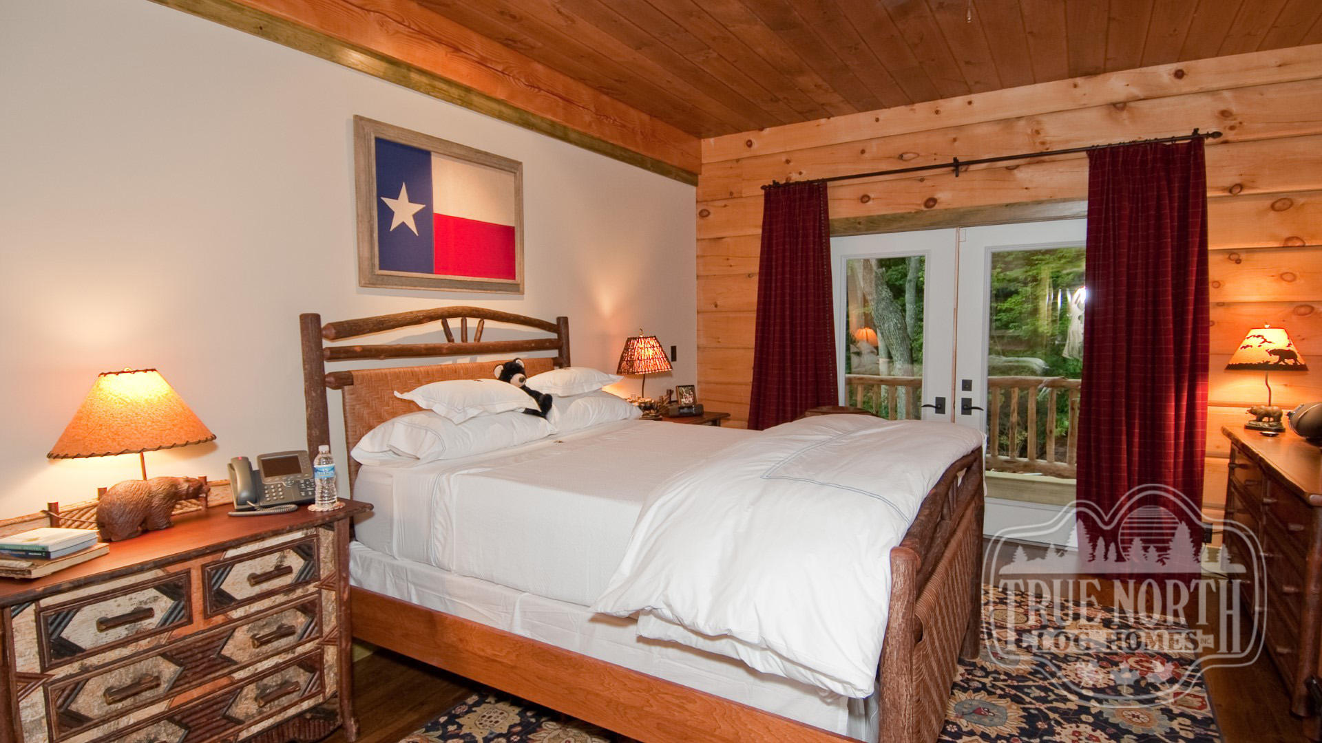 The Morris Residence bedroom