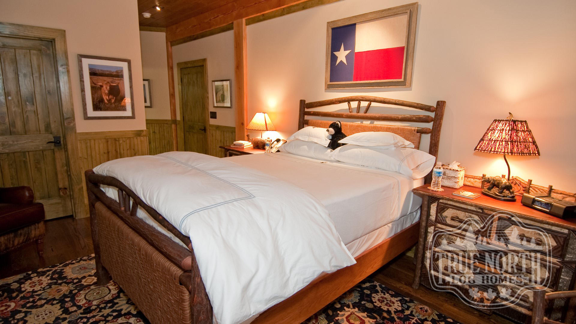 The Morris Residence bedroom