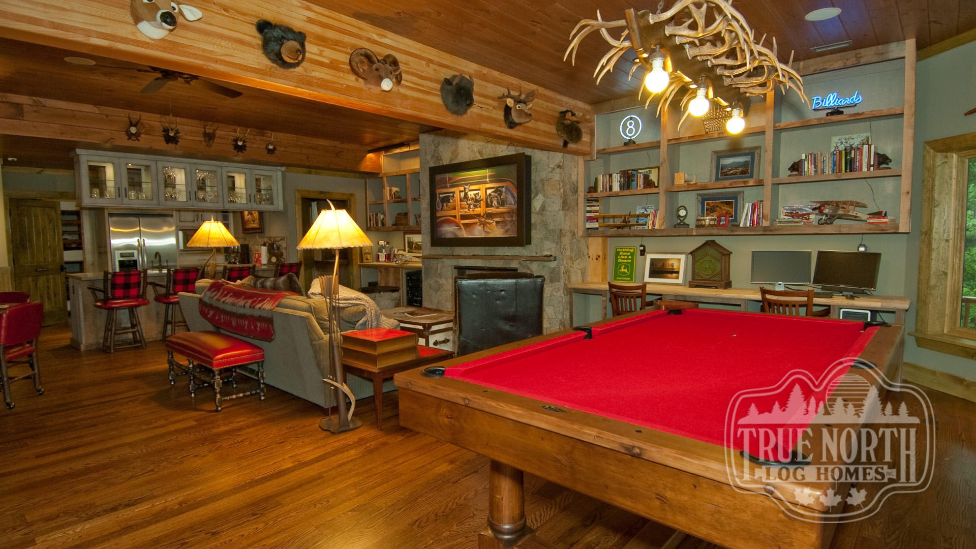 The Morris Residence recreation room