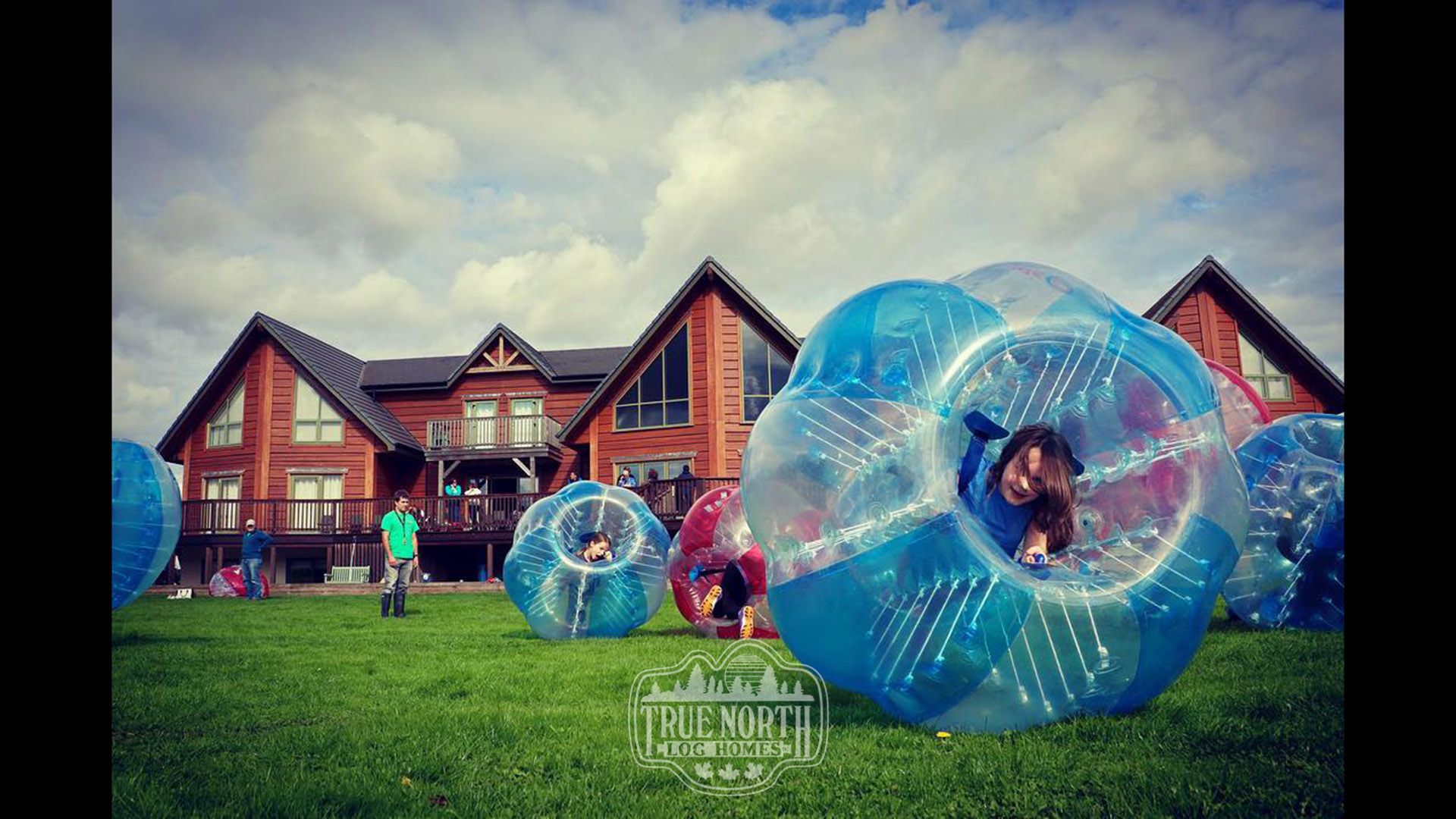 Pine Lake Camp 2 bubble soccer