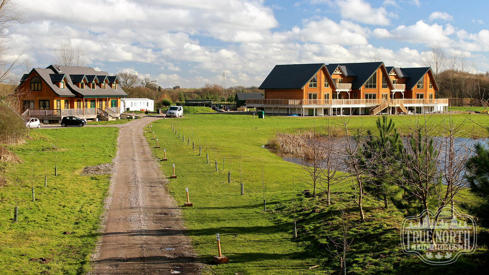 Pine Lake Camp 2 front lawn