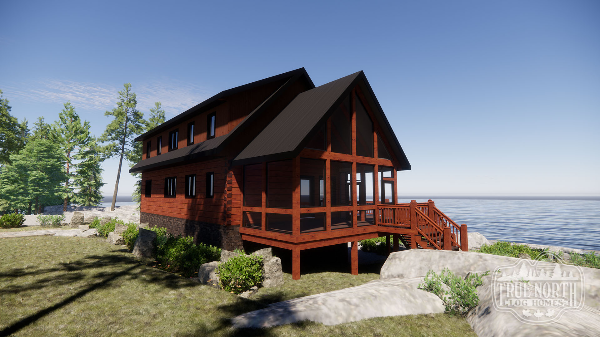 The Breuer Residence side view