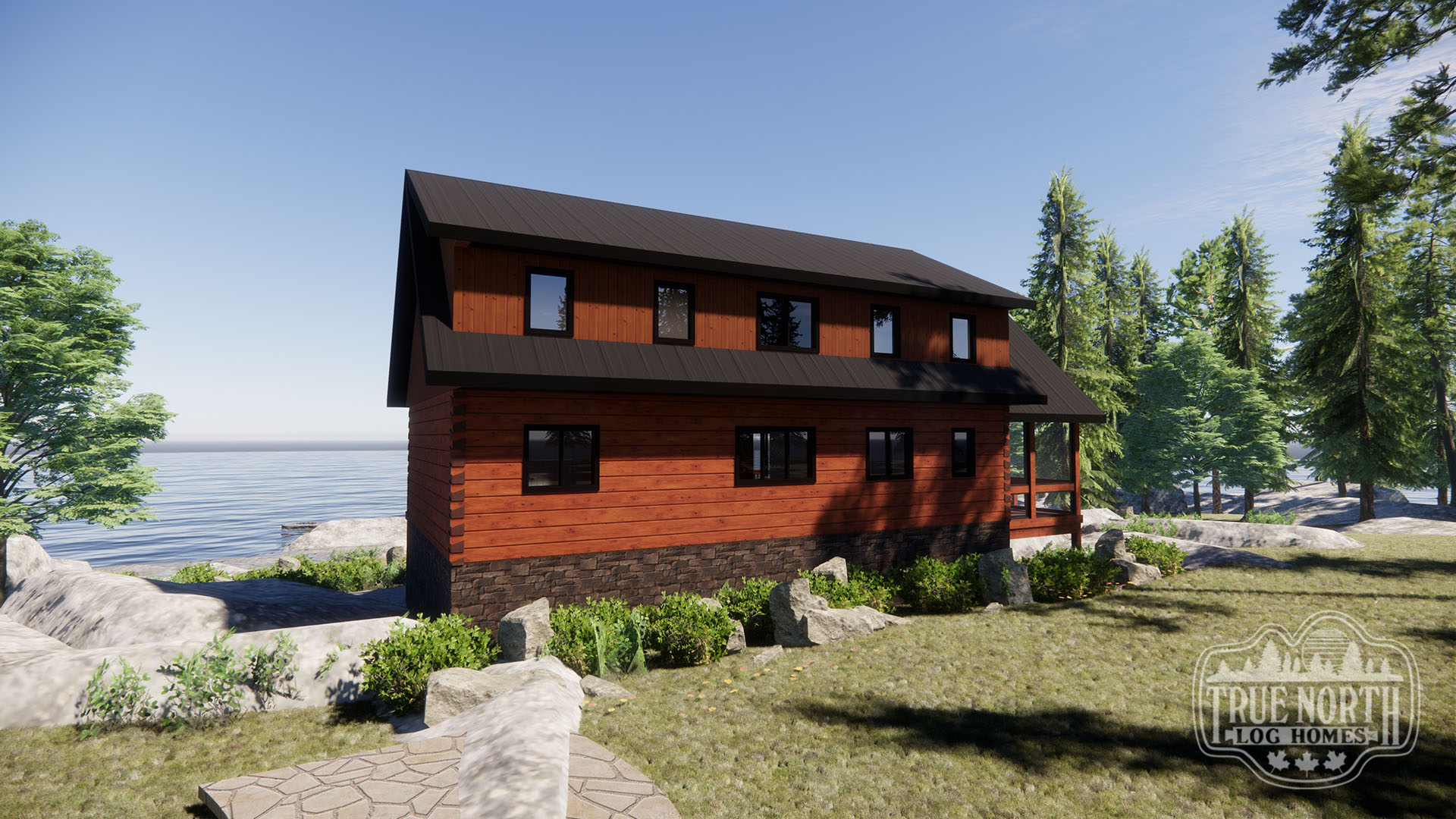 The Breuer Residence rear view