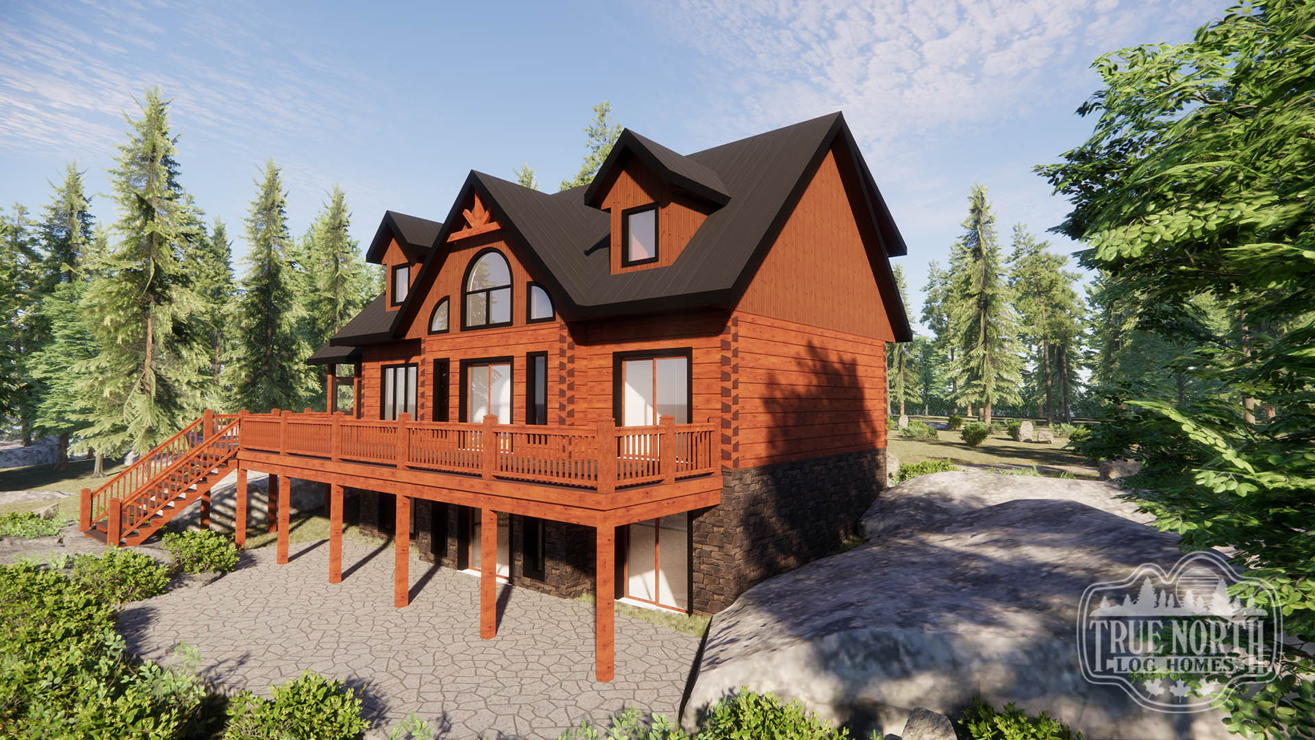 The Breuer Residence side view