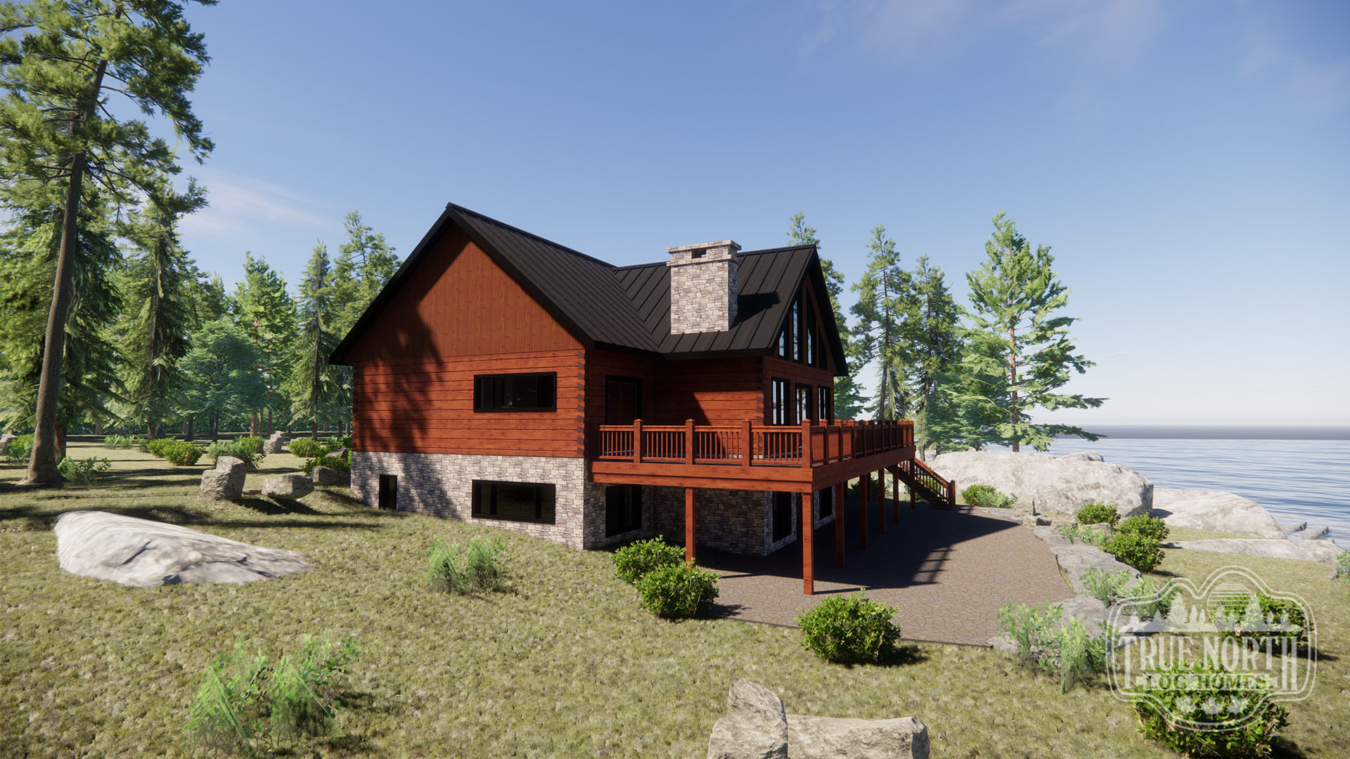 The Killarney Lakehouse side view