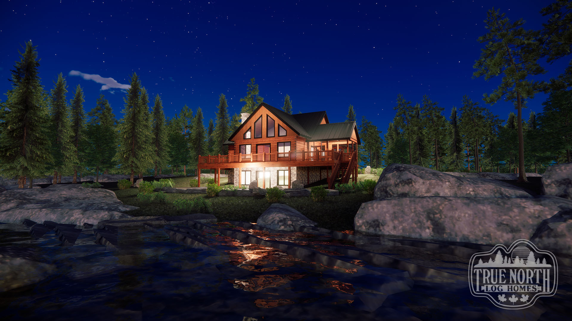 The Killarney Lakehouse rear view