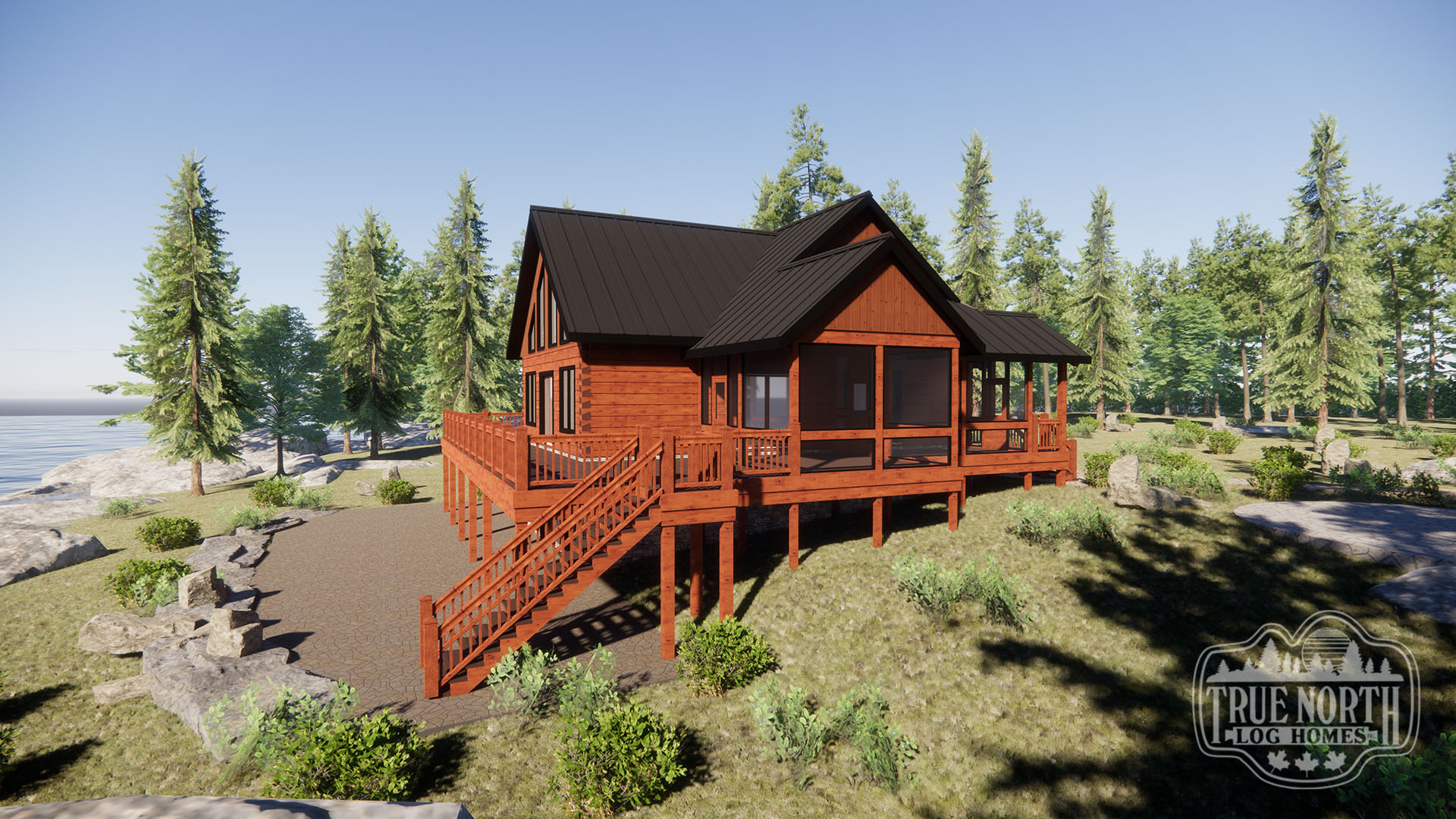 The Killarney Lakehouse side view