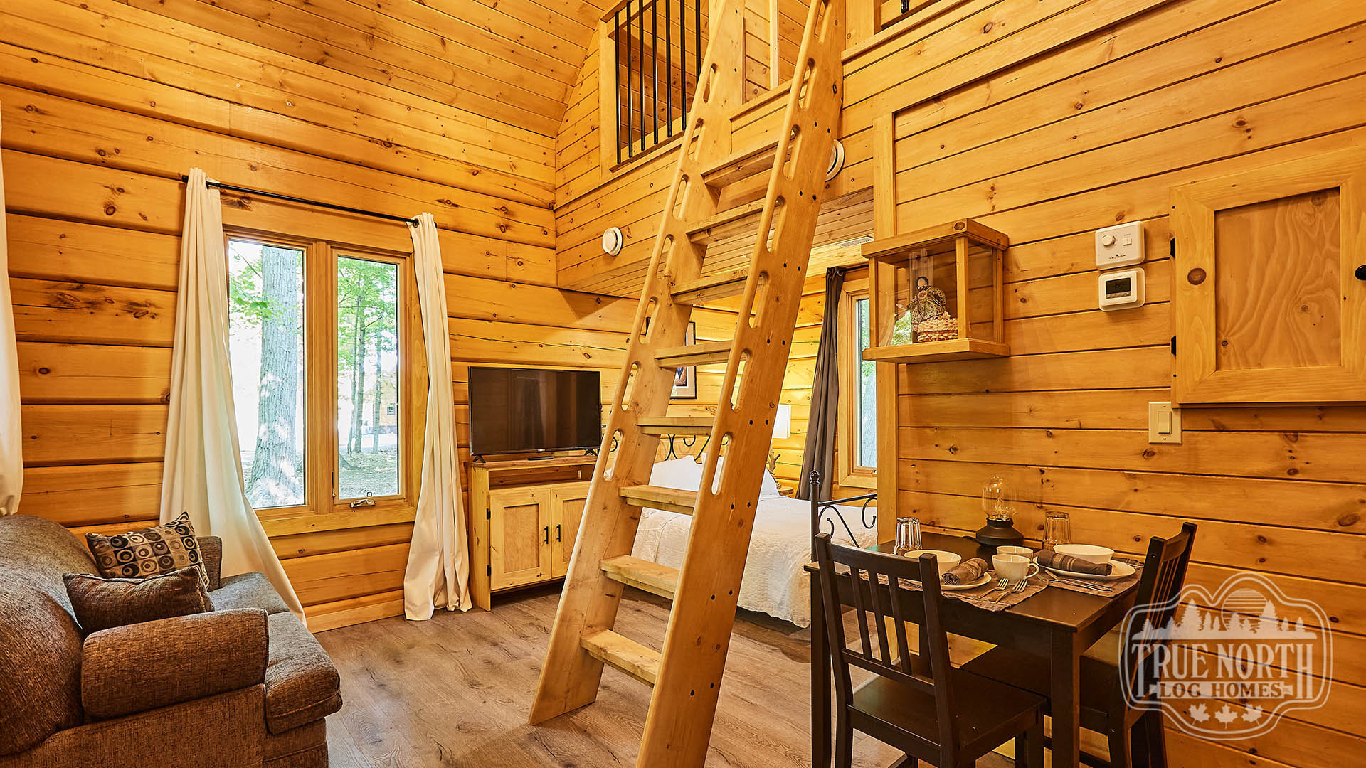 Six Nations Small Cabin stairs