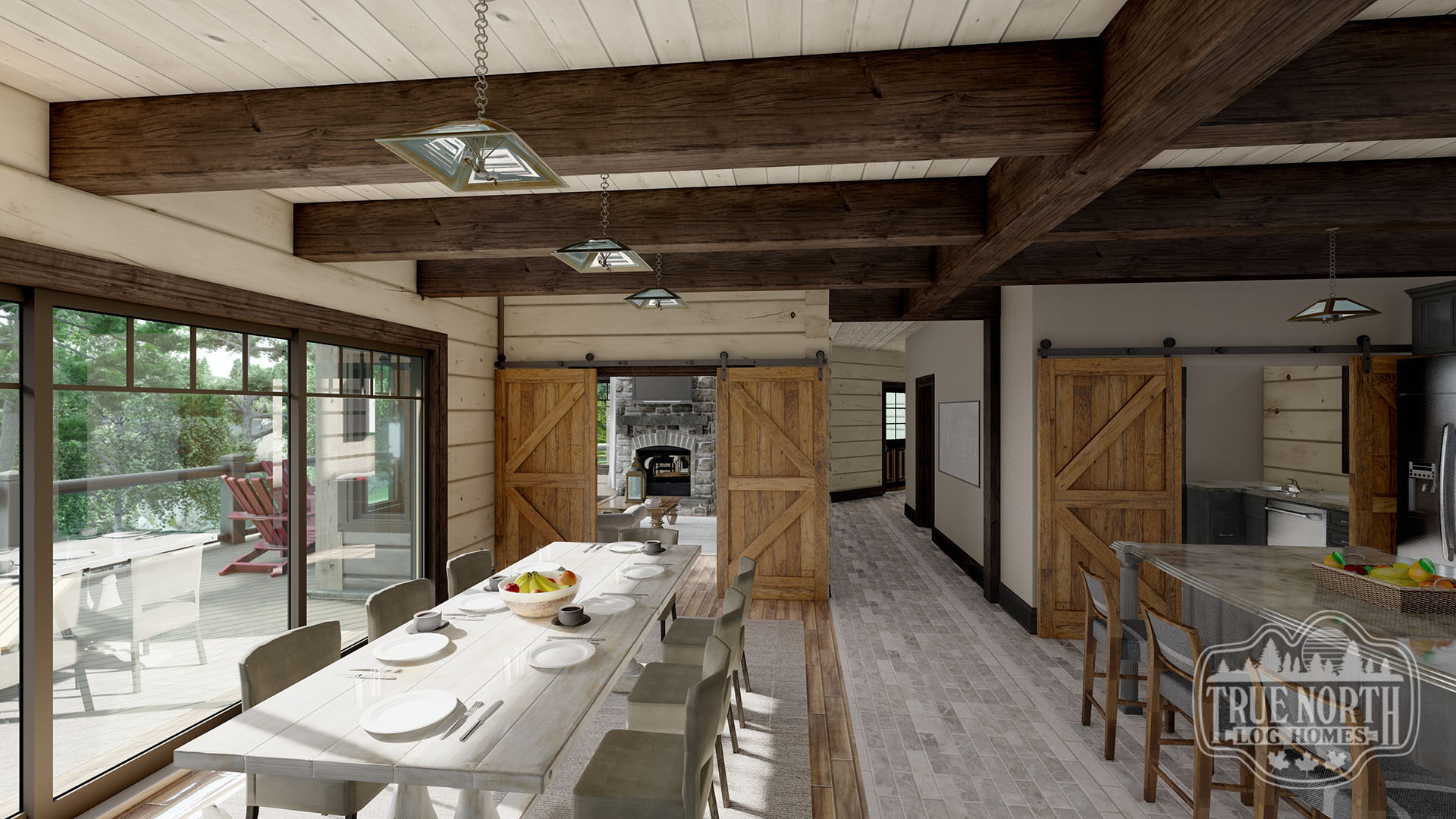 The Robertson Residence dining room