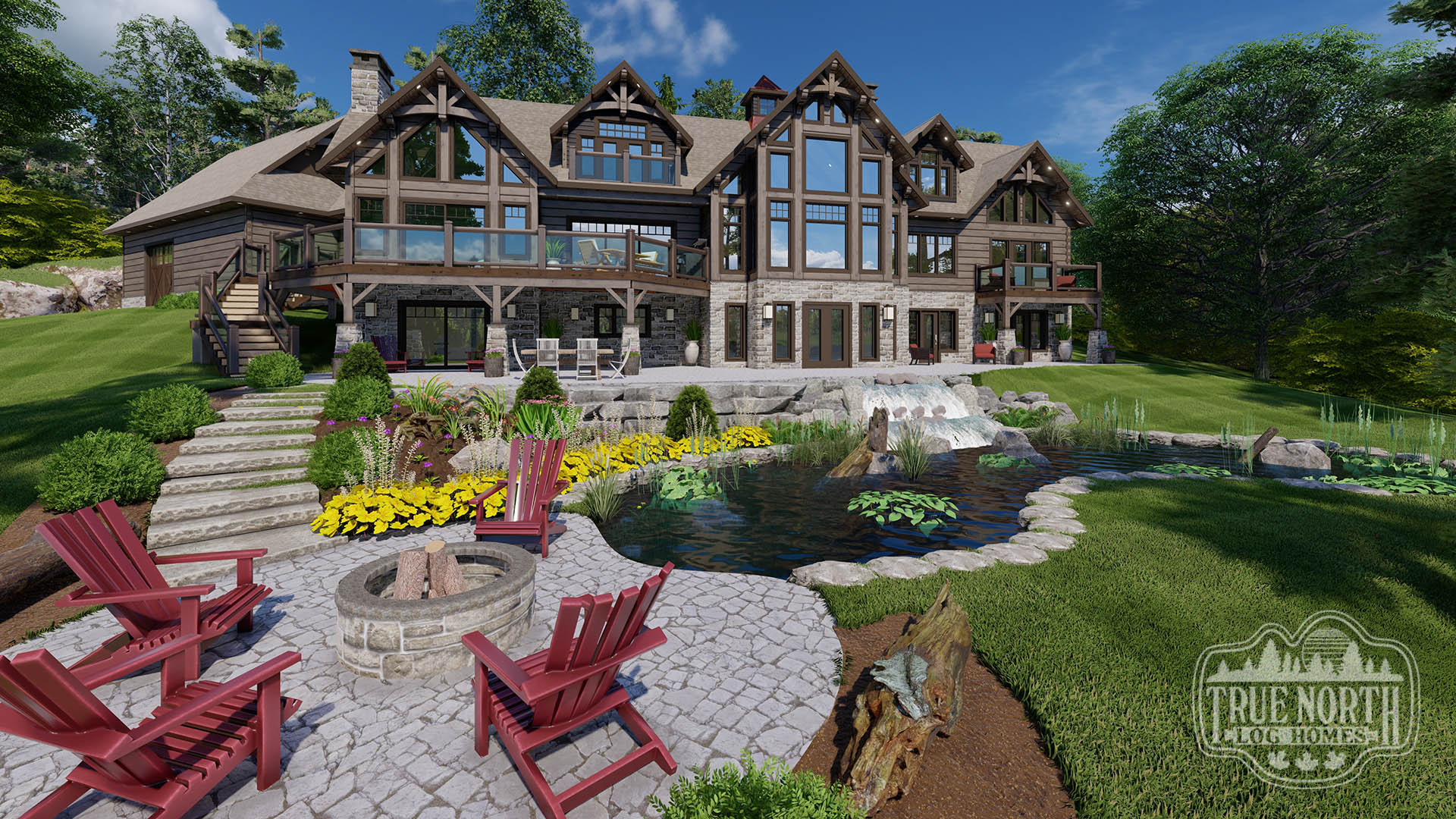 The Robertson Residence rear view