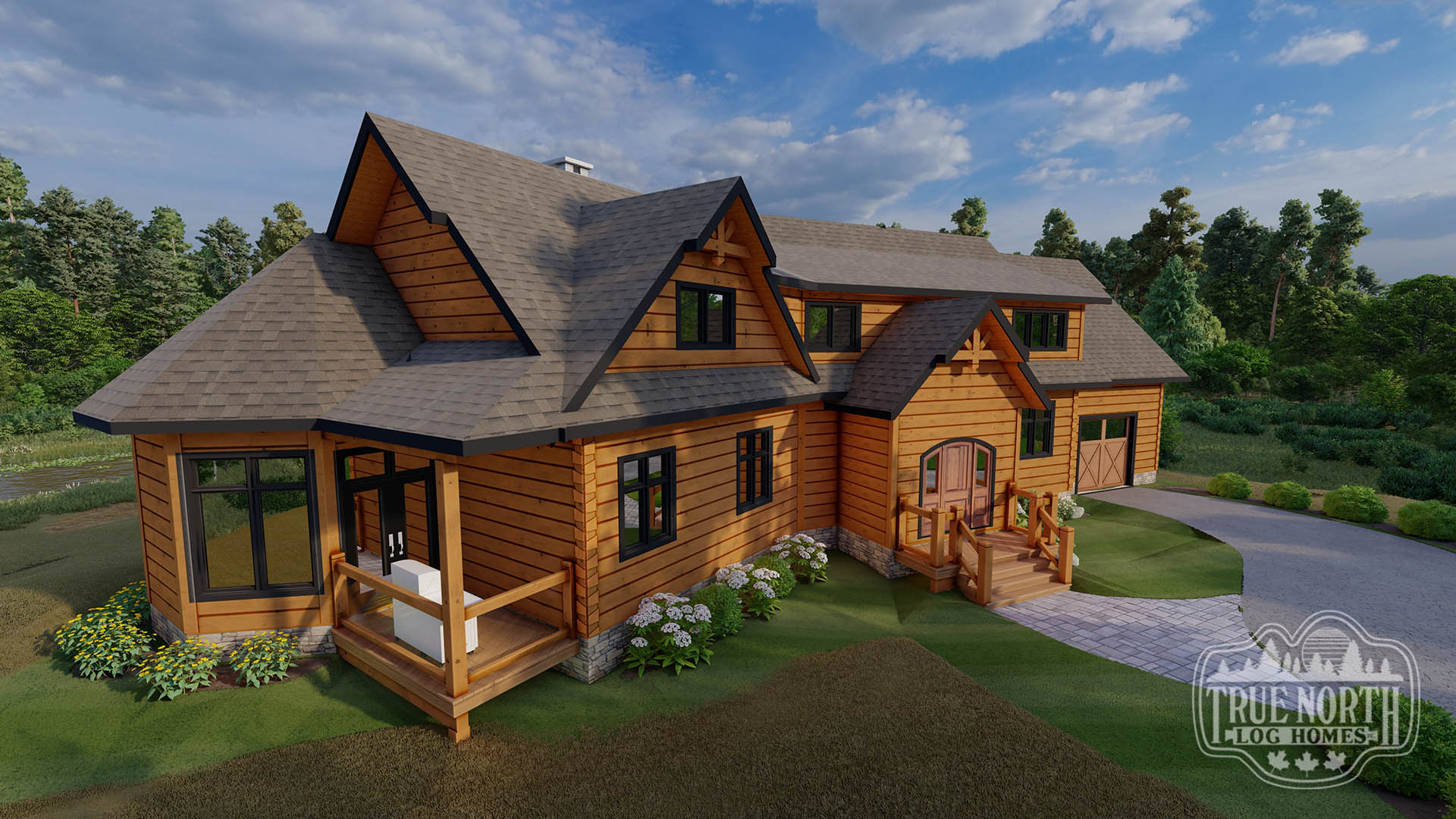 Grass Lake Residence front view