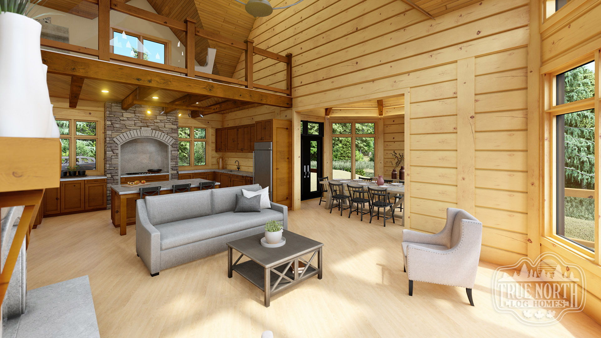 Grass Lake Residence great room