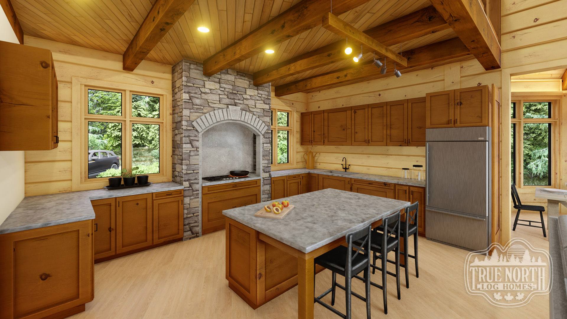 Grass Lake Residence kitchen