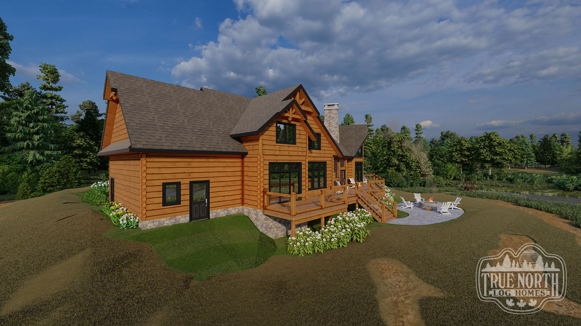 Grass Lake Residence rear view