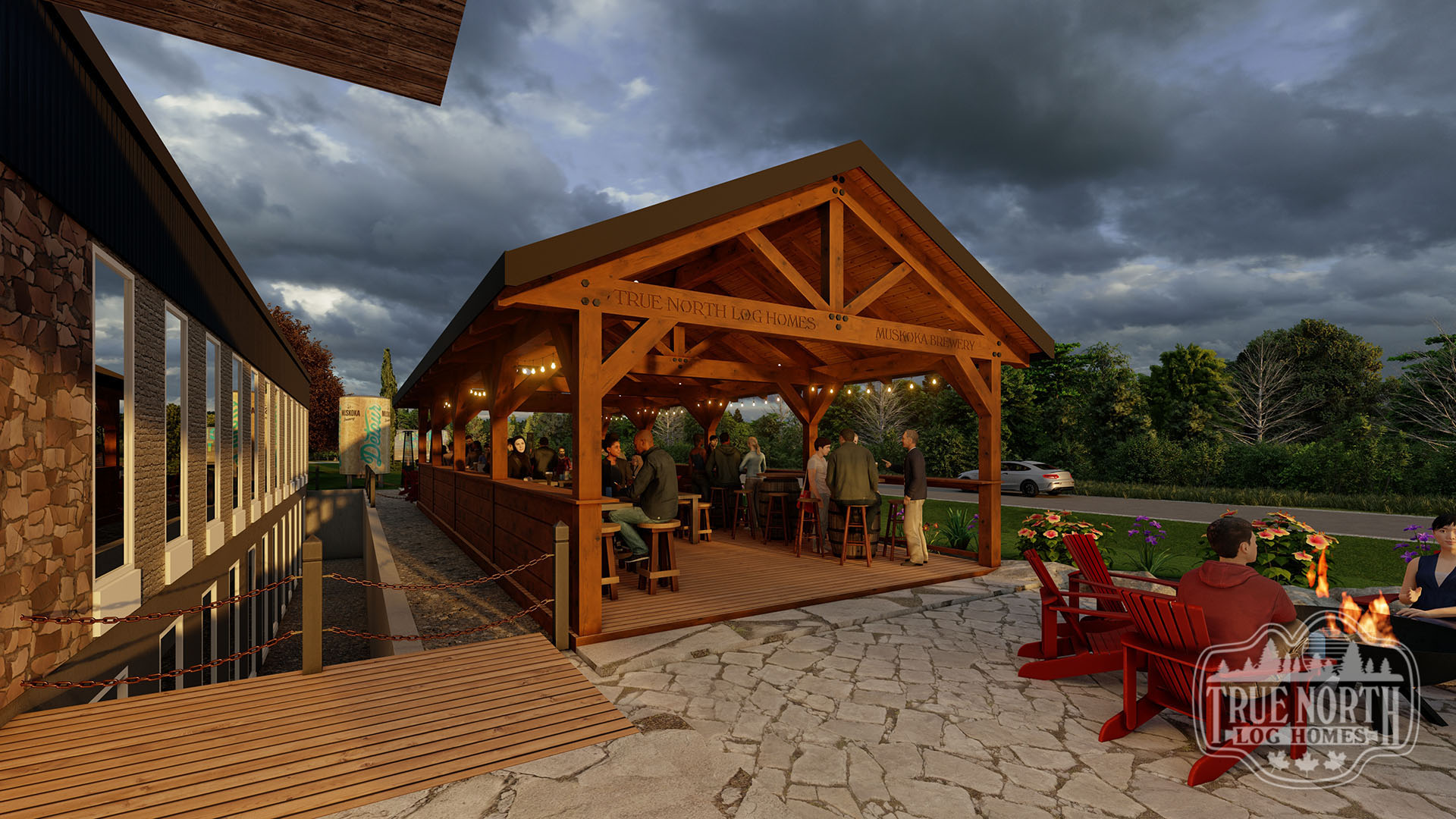 Muskoka Brewery Pavilion front arc