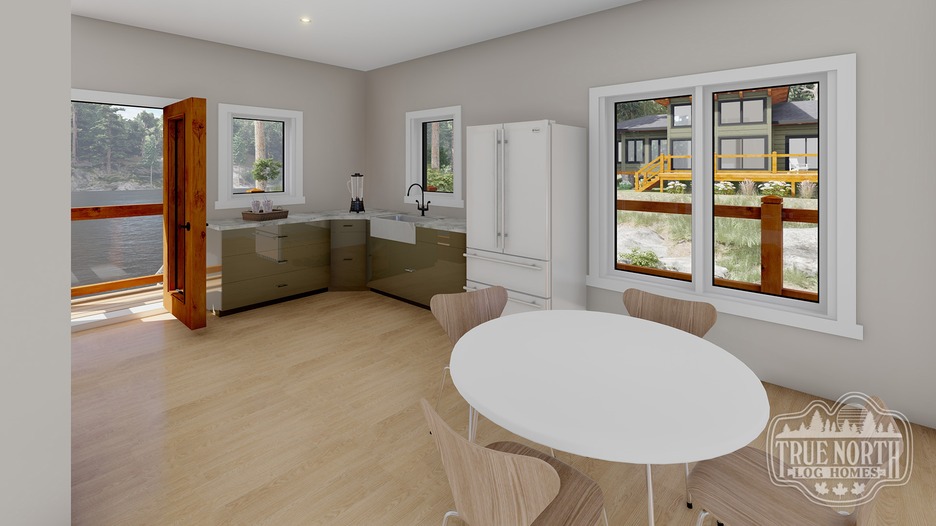 Pine Island Boat House kitchen