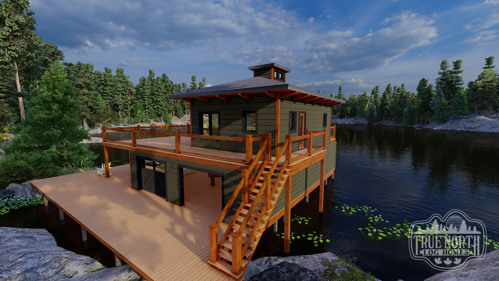 Pine Island Boat House left side view