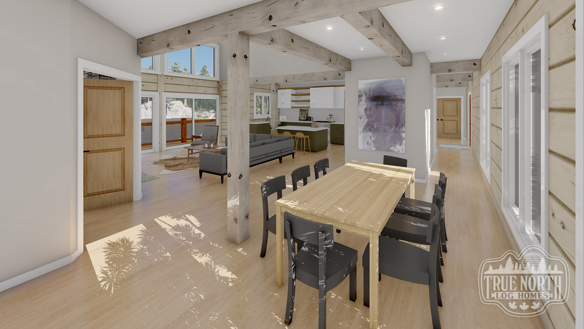 Pine Island Residence dining room