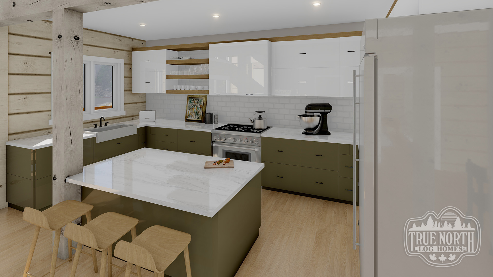 Pine Island Residence kitchen