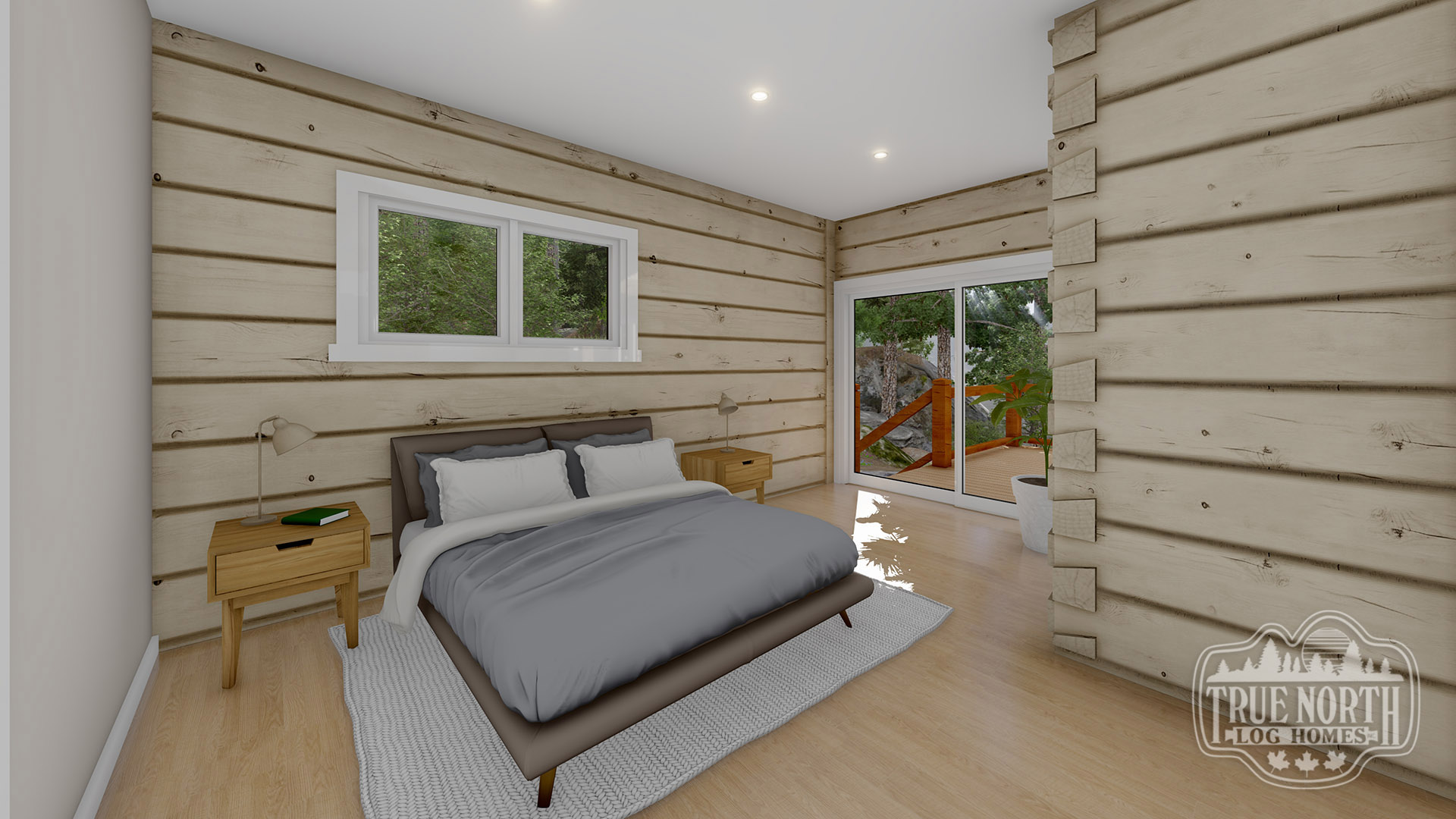 Pine Island Residence master bedroom