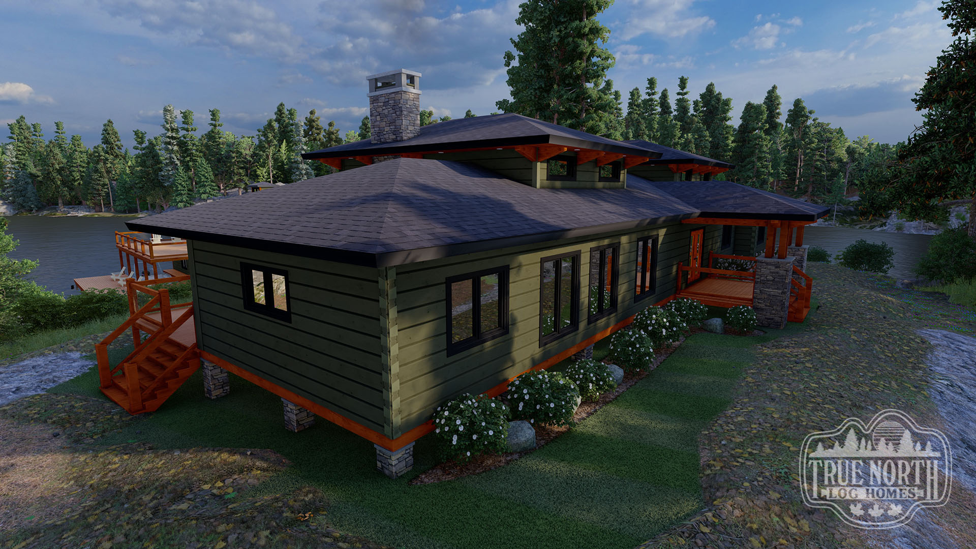 Pine Island Residence side view