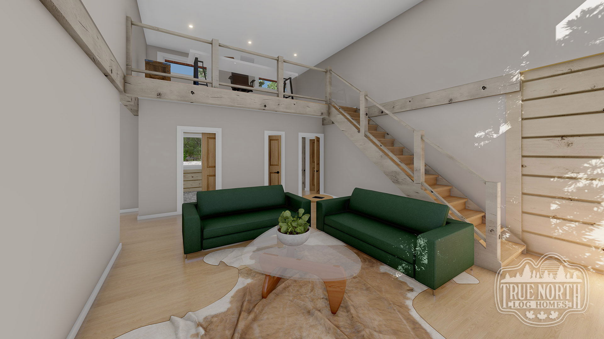 Pine Island Residence living room