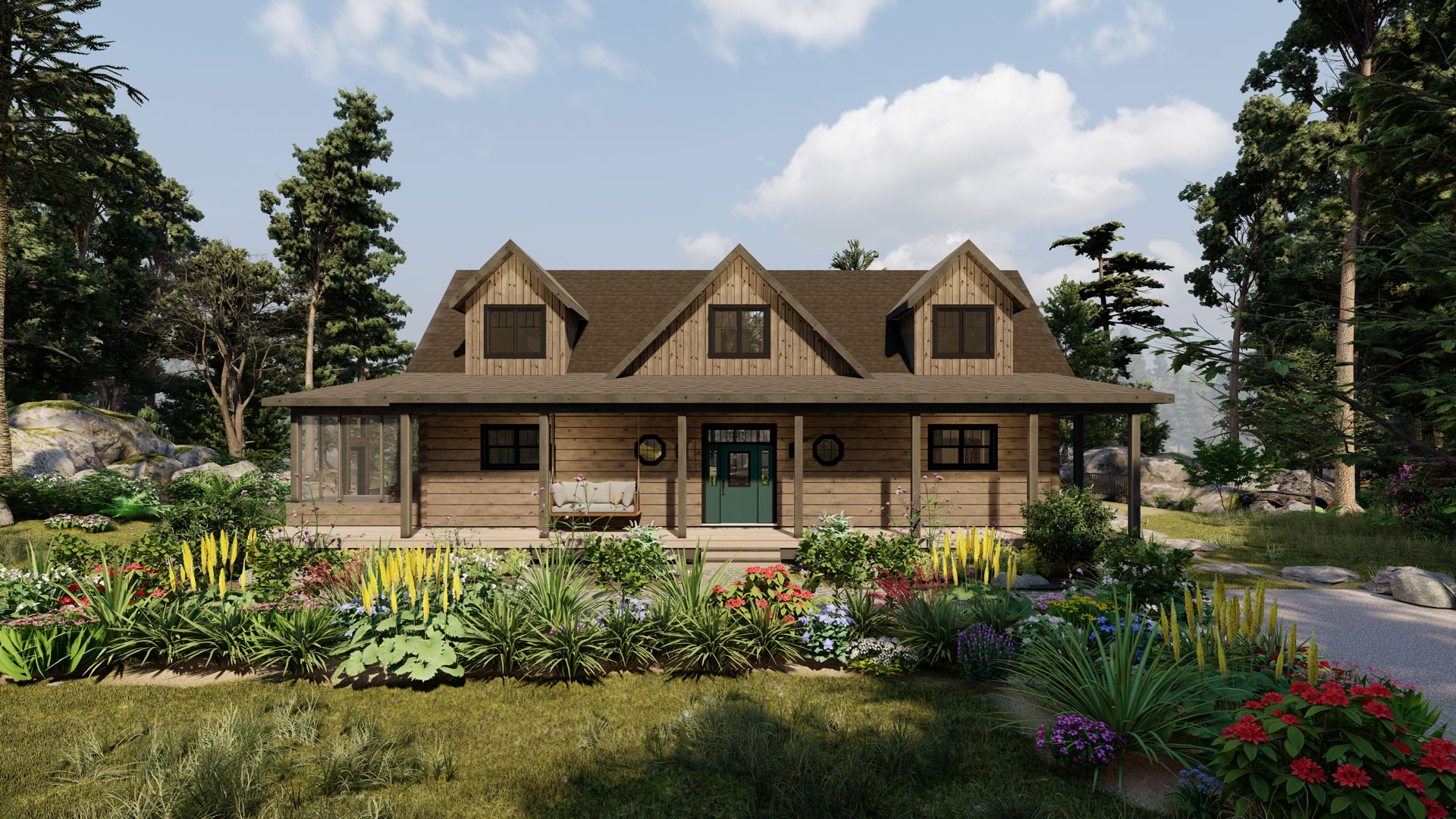 Bridgeport - Rear Elevation