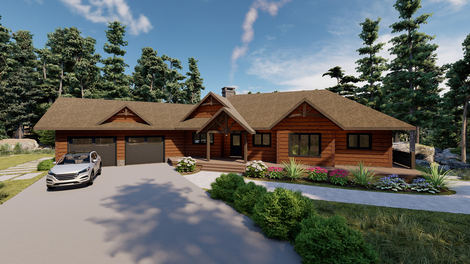 Jasper Hill - Rear Elevation