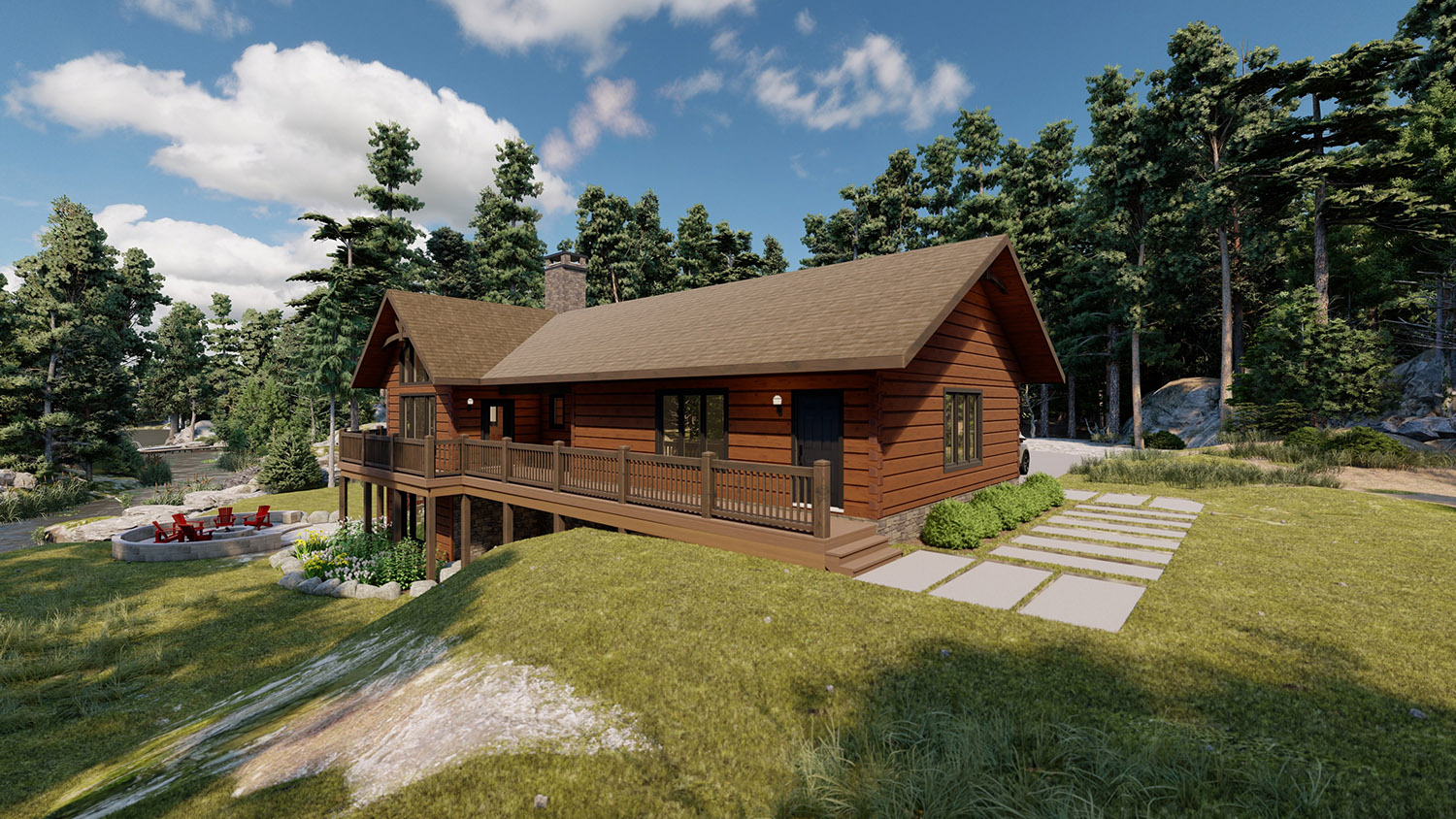 Jasper Hill - Rear Right Elevation